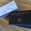 Foil business cards