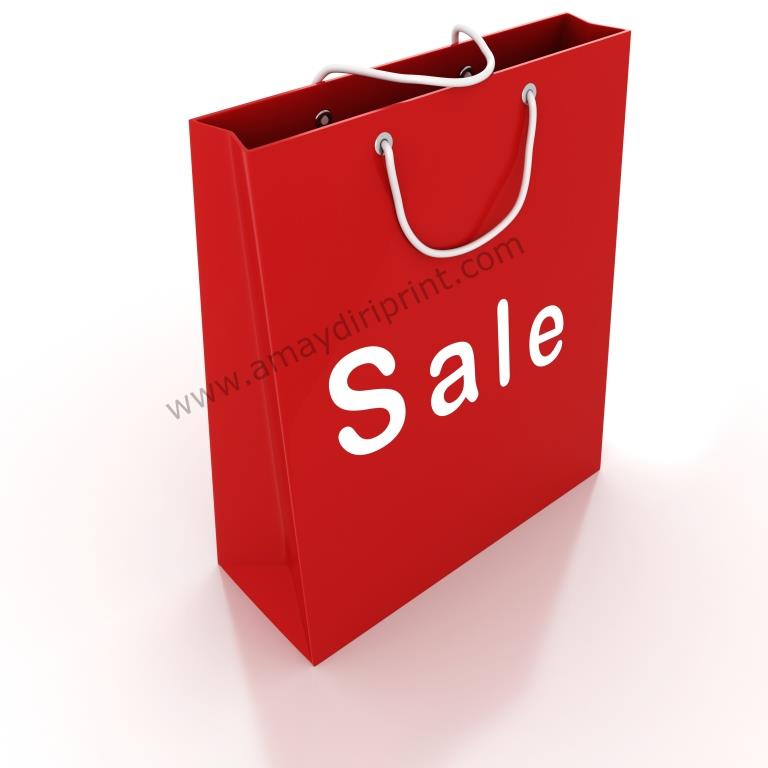 A4 paper sales bags with handles